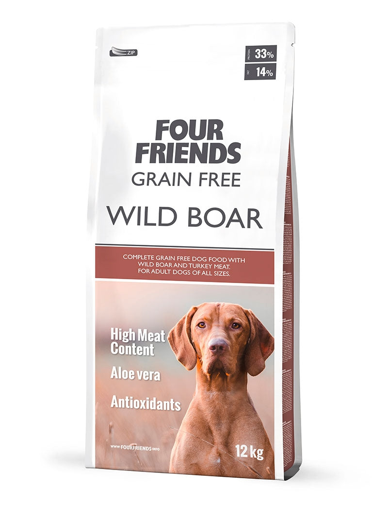 Four Friends Wild Boar 12kg Grain Free