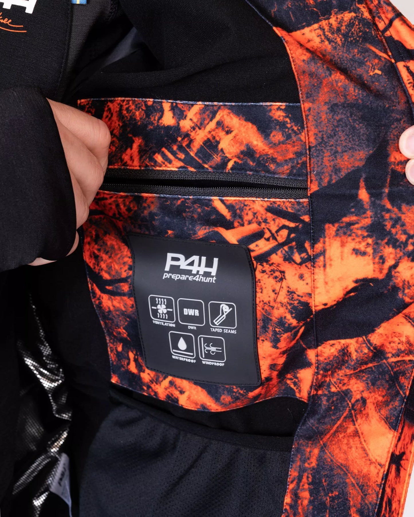 P4H Hunter's Elite Jacket Black Camo