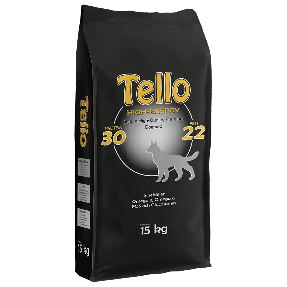 Tello High Energy 15kg Hundfoder