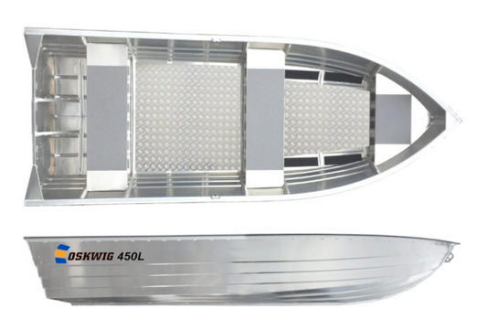 Oskwig 450L aluminiumbåt