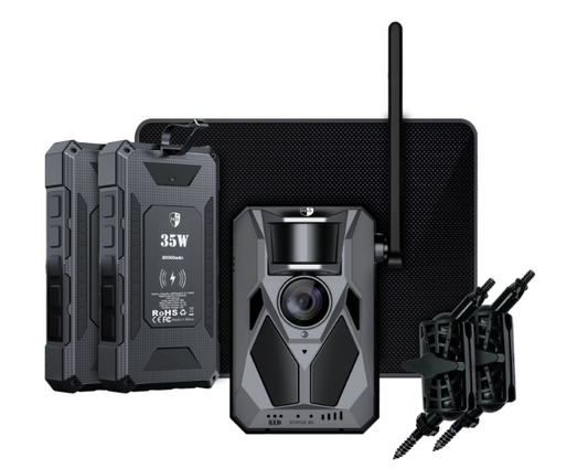 Nordic Gamekeeper APEX MAX 4G Åtelkamera med solpanel + Power Pack