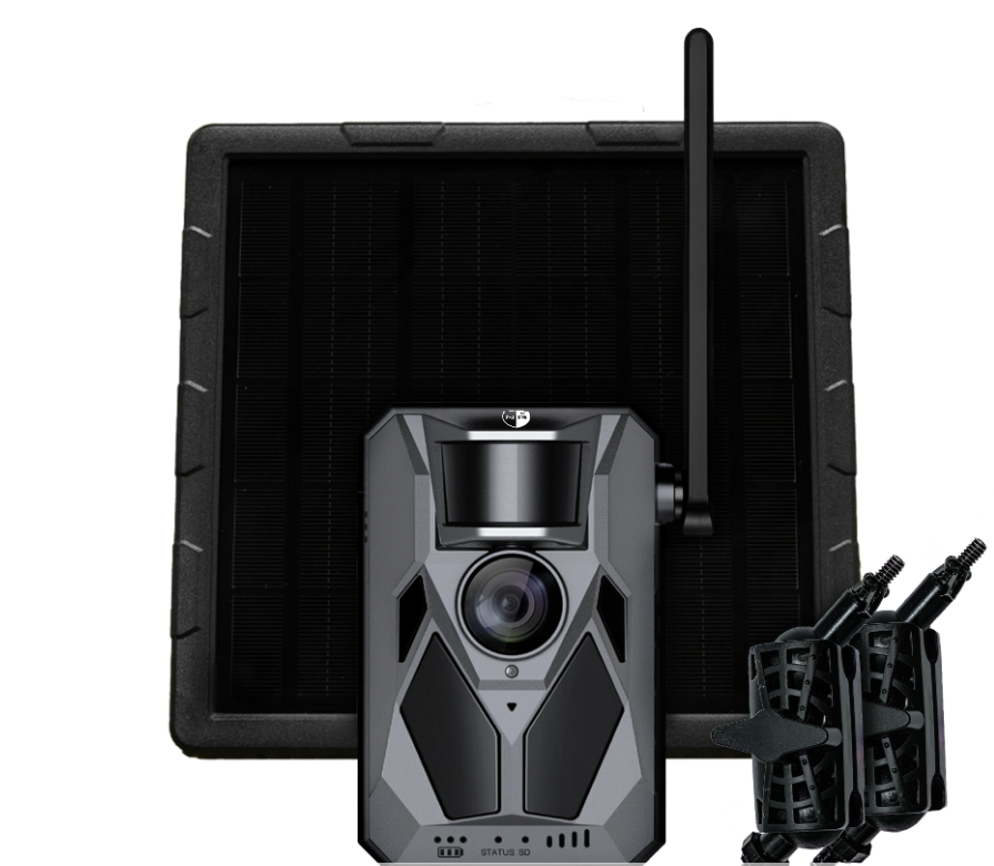 Nordic Gamekeeper APEX ULTRA 4G Åtelkamera med solpanel med inbyggt batteri