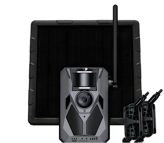 Nordic Gamekeeper APEX ULTRA 4G Åtelkamera med solpanel med inbyggt batteri