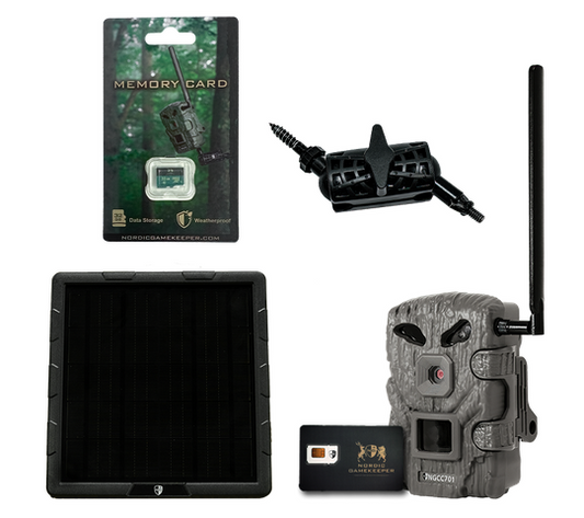 Nordic Gamekeeper Cloud Camera Paket Solpanel
