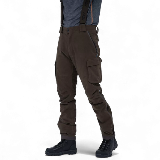 P4H Recon XT Jaktbyxor med hängslen Grön